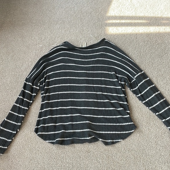 Long Sleeve Striped Top - Picture 2 of 2